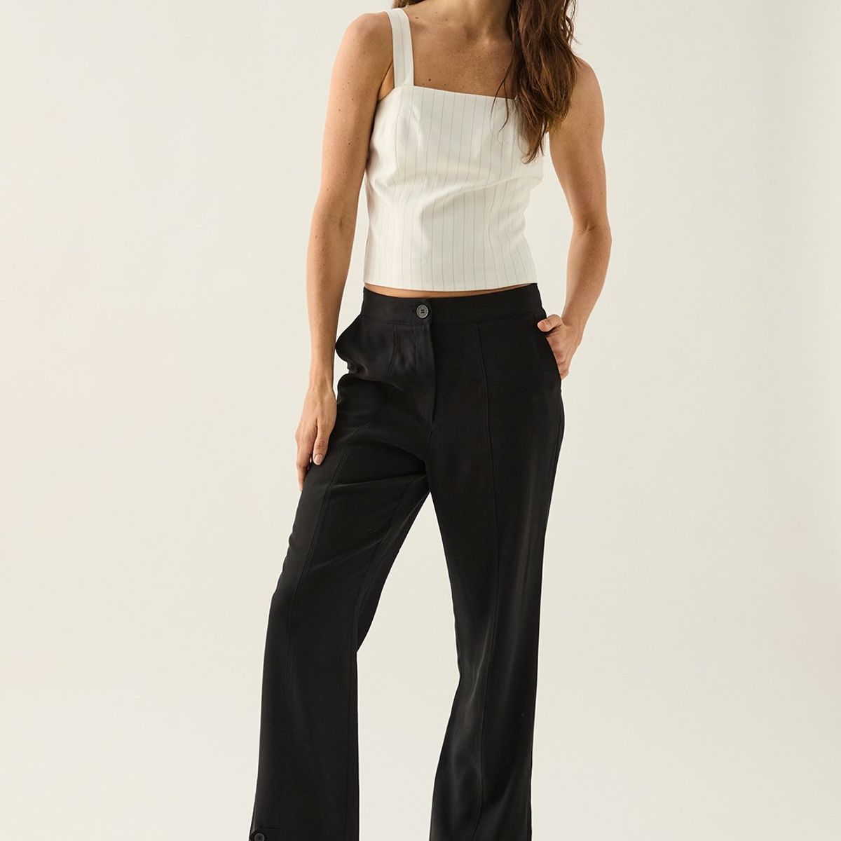 ASH - Pantalon Negro Mujer Ash