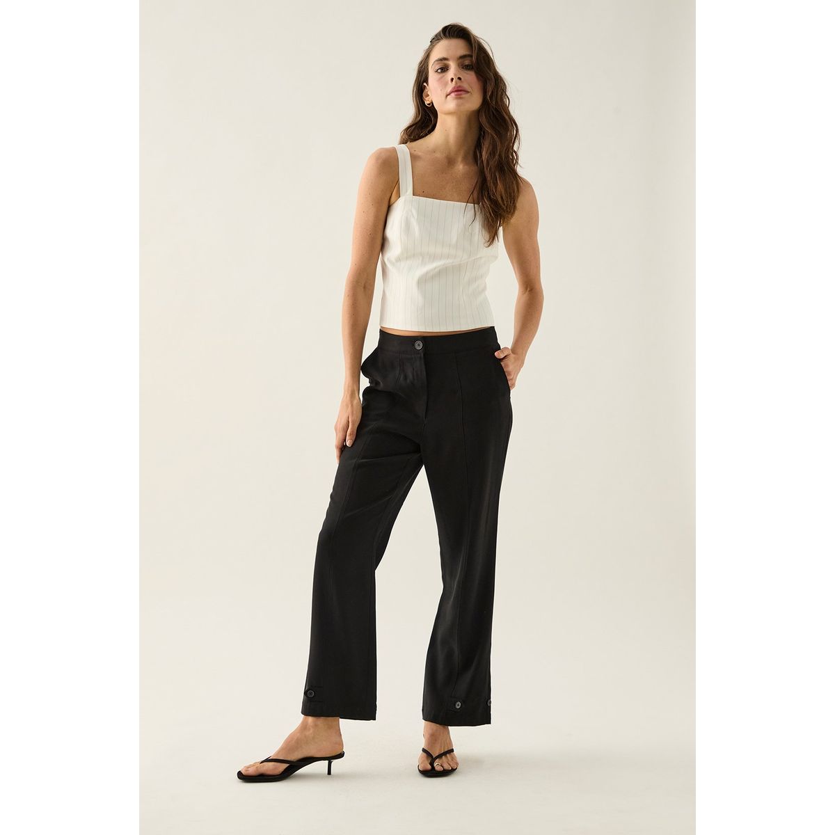 ASH - Pantalon Negro Mujer Ash
