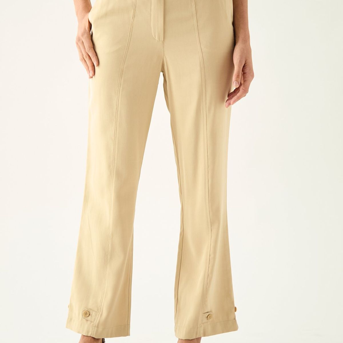 ASH - Pantalon Beige Mujer Ash