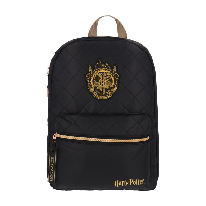 WARNER BROSS - Mochila Mujer Escudo Negro Harry Potter