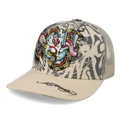 ED HARDY - Gorra Embroider Ed Battle Skull Unitalla