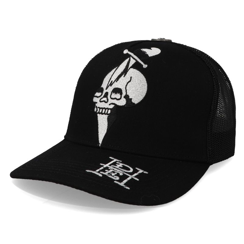 ED HARDY - Gorra Ed Hardy Skull Negro Unitalla