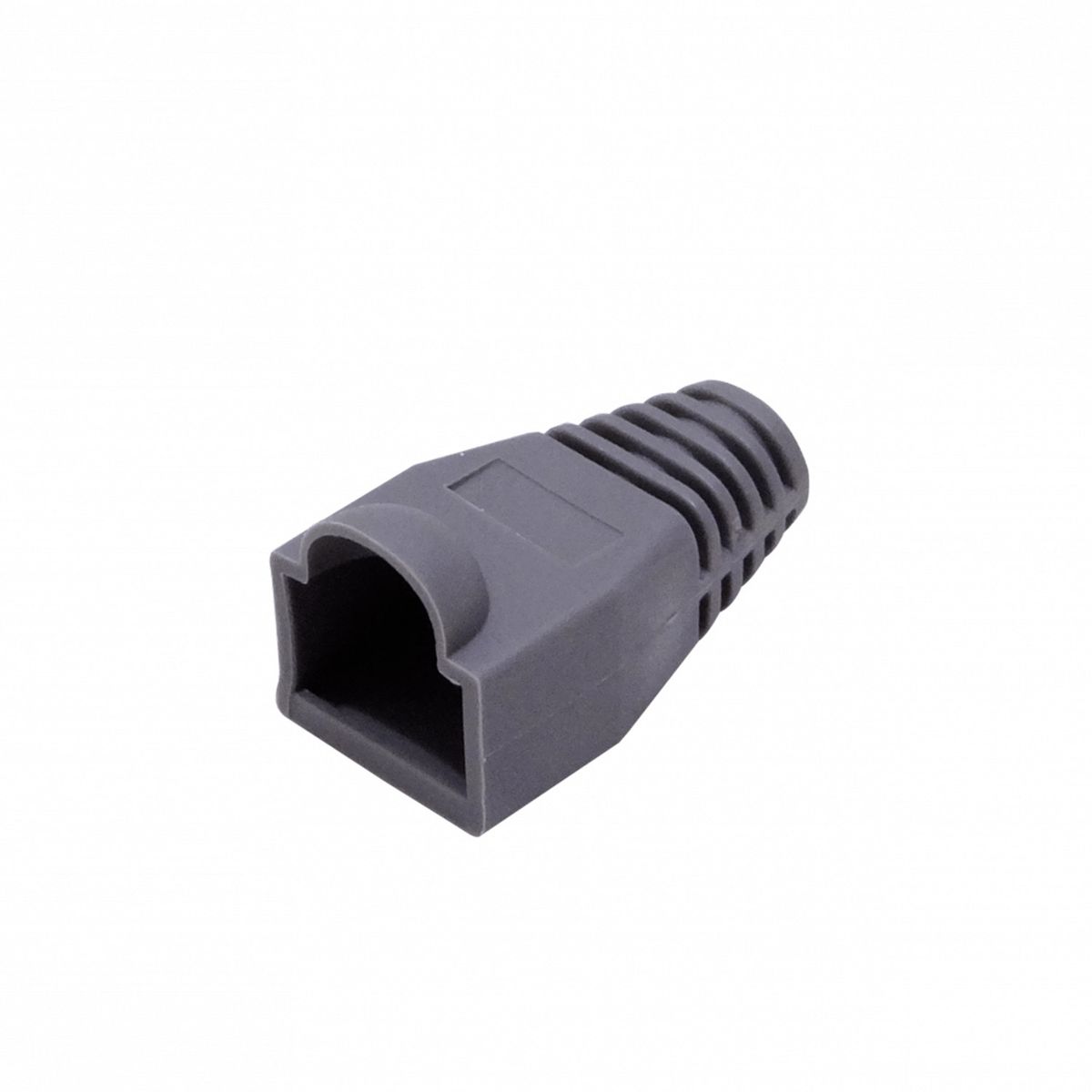 GENERICO - Capuchón Bota para RJ-45 Gris (Bolsa 100 unidades)