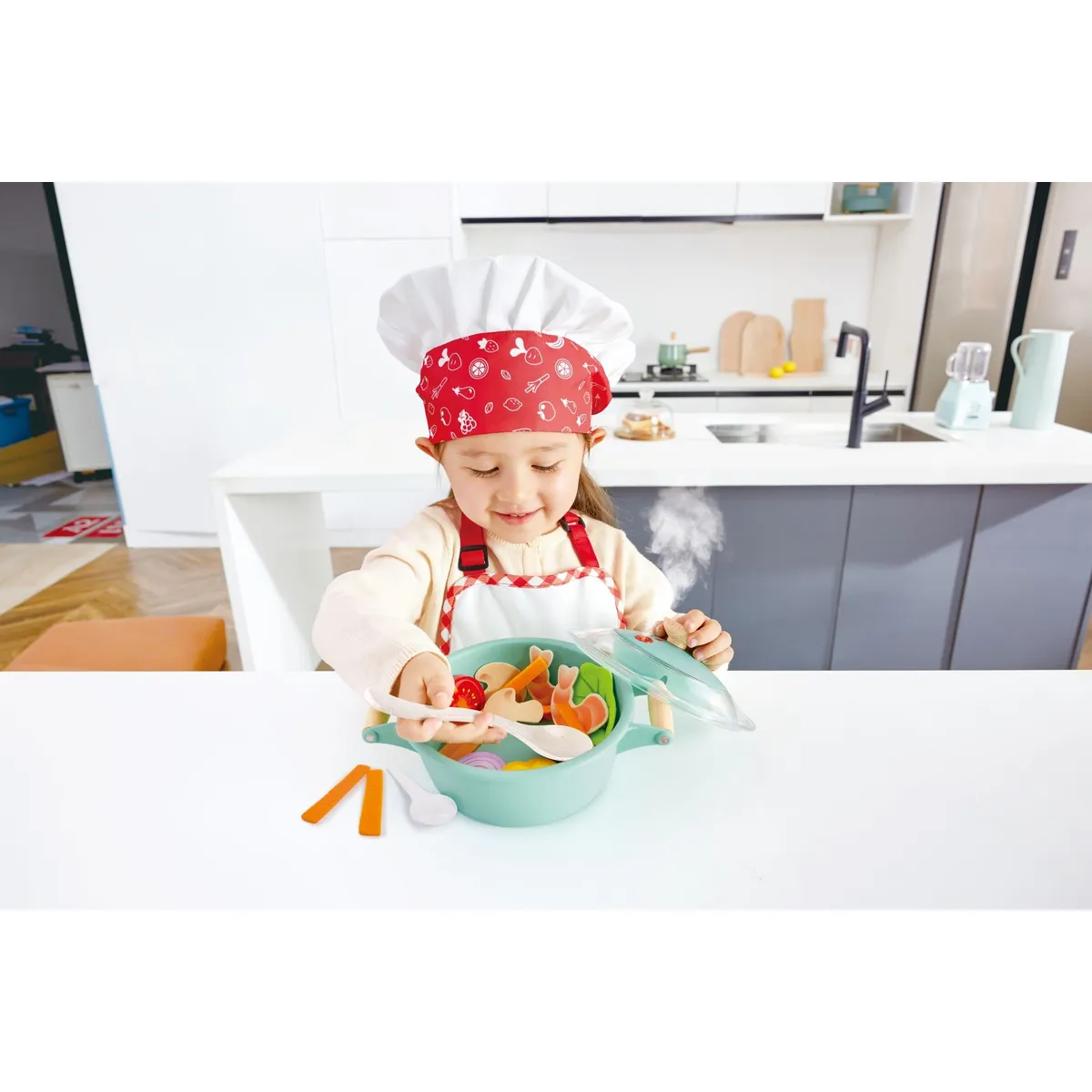 HAPE - Little Chef Cooking & Steam Playset