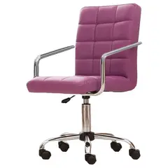 RD - Silla Oficina Sillon Escritorio PC Regulable Ejecutivo Violeta