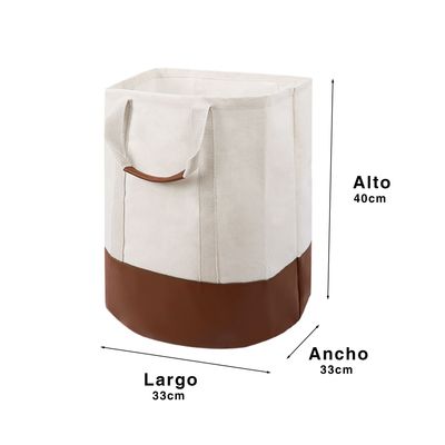 Imagen 2 del producto Canasto de lavanderia Beige
