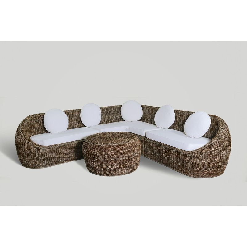 GENERICO - Juego de Terraza rattan natural Bali Banana