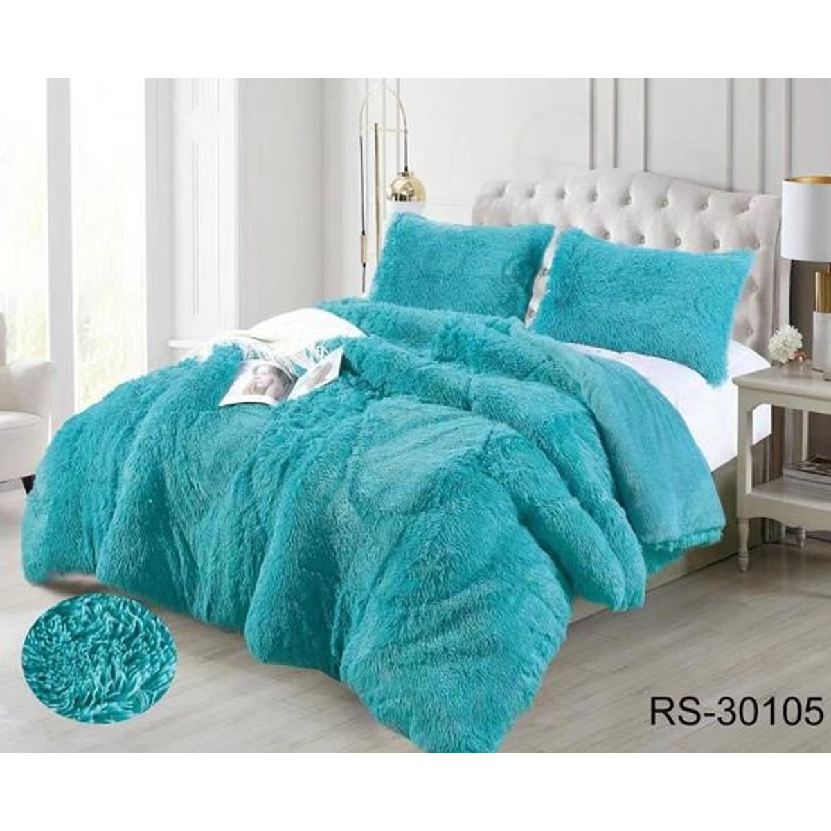 GENERICO - Cobertor de Invierno chiporro Peludo 1,5 plaza Calipso