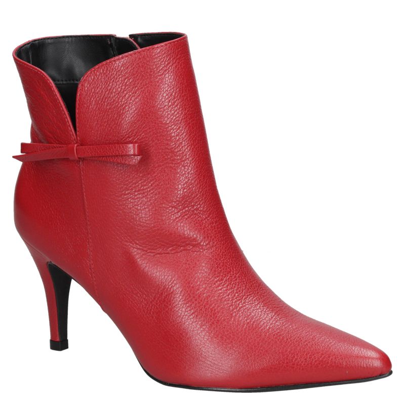 MINGO - Botín Casual Mujer Rojo Mingo