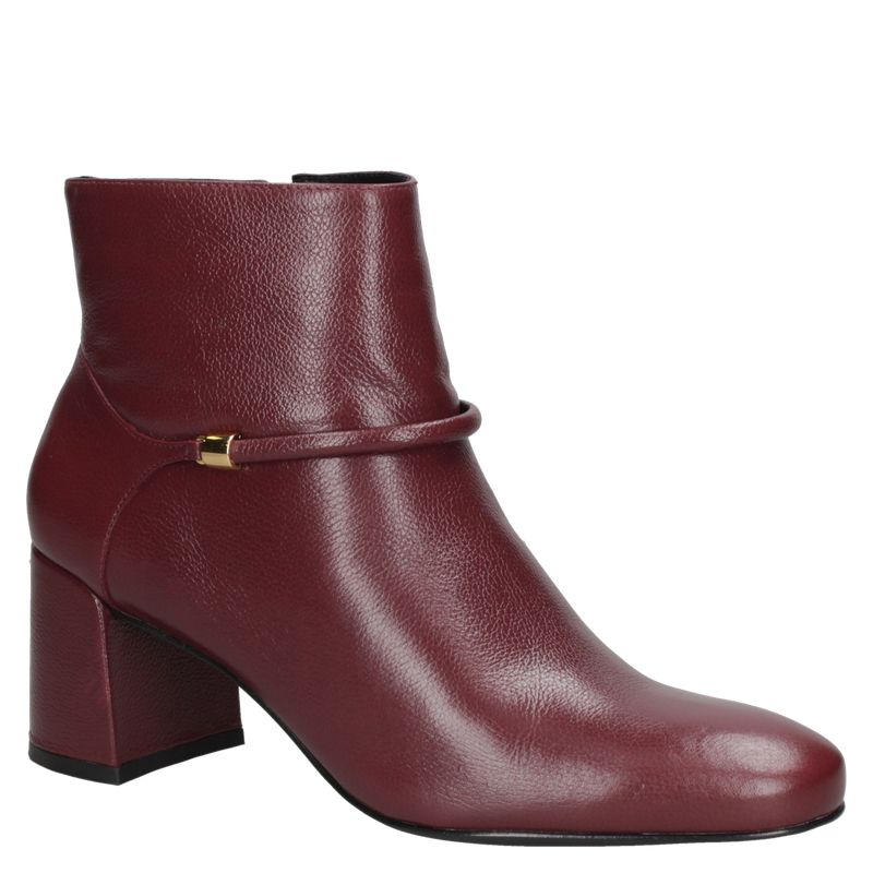 MINGO - Botín Casual Mujer Bordo Mingo