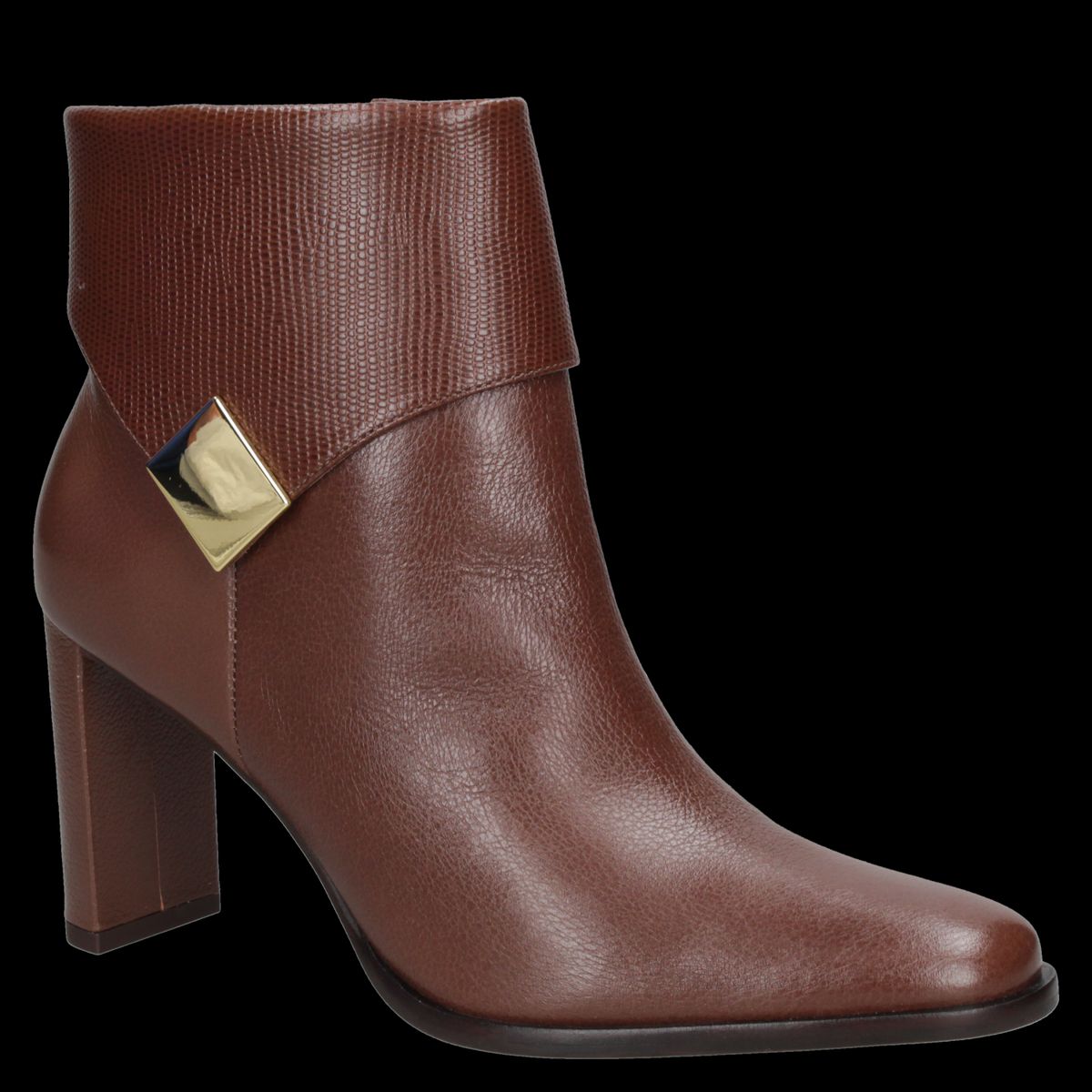 MINGO - Botín Casual Mujer Marrón Mingo