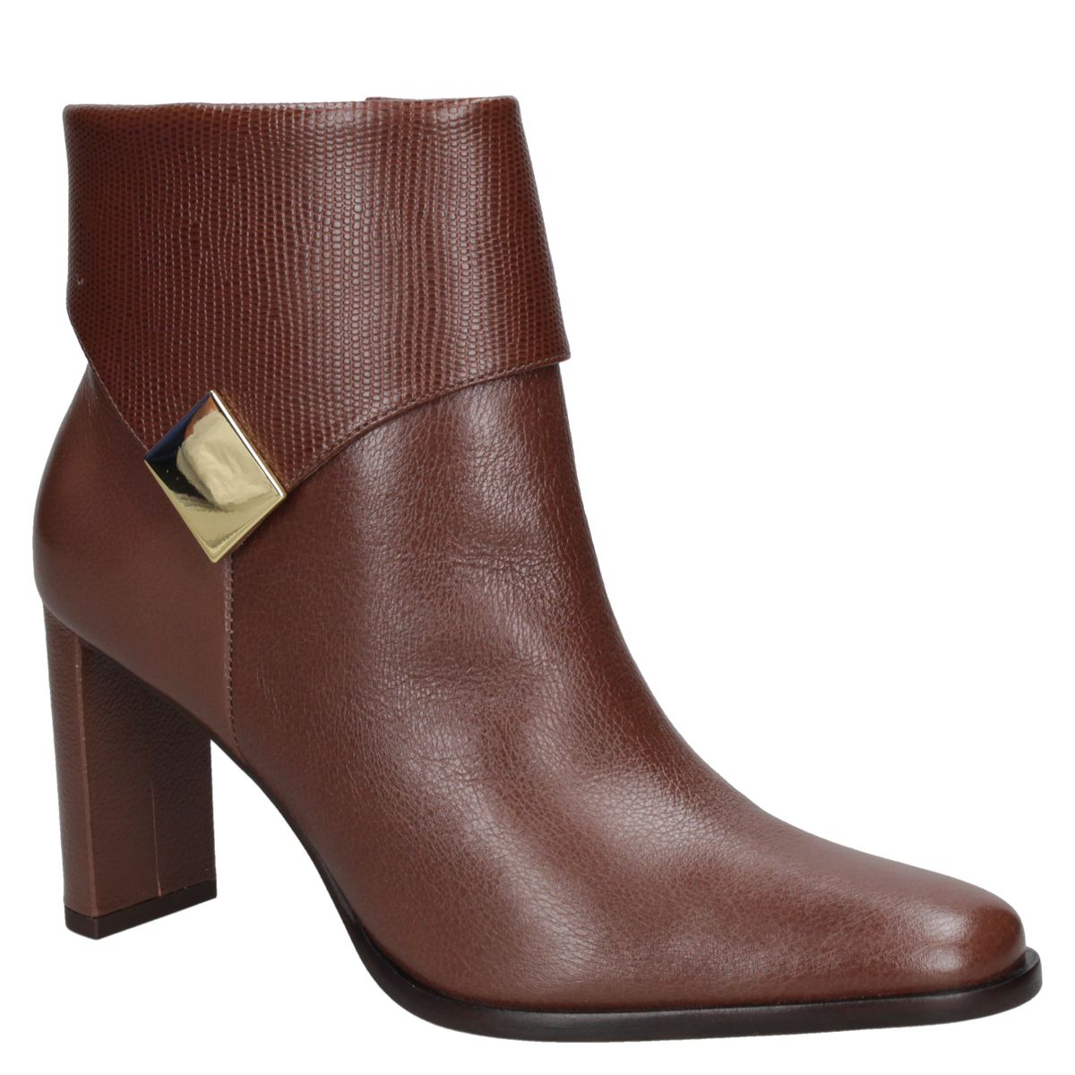MINGO - Botín Casual Mujer Marrón Mingo