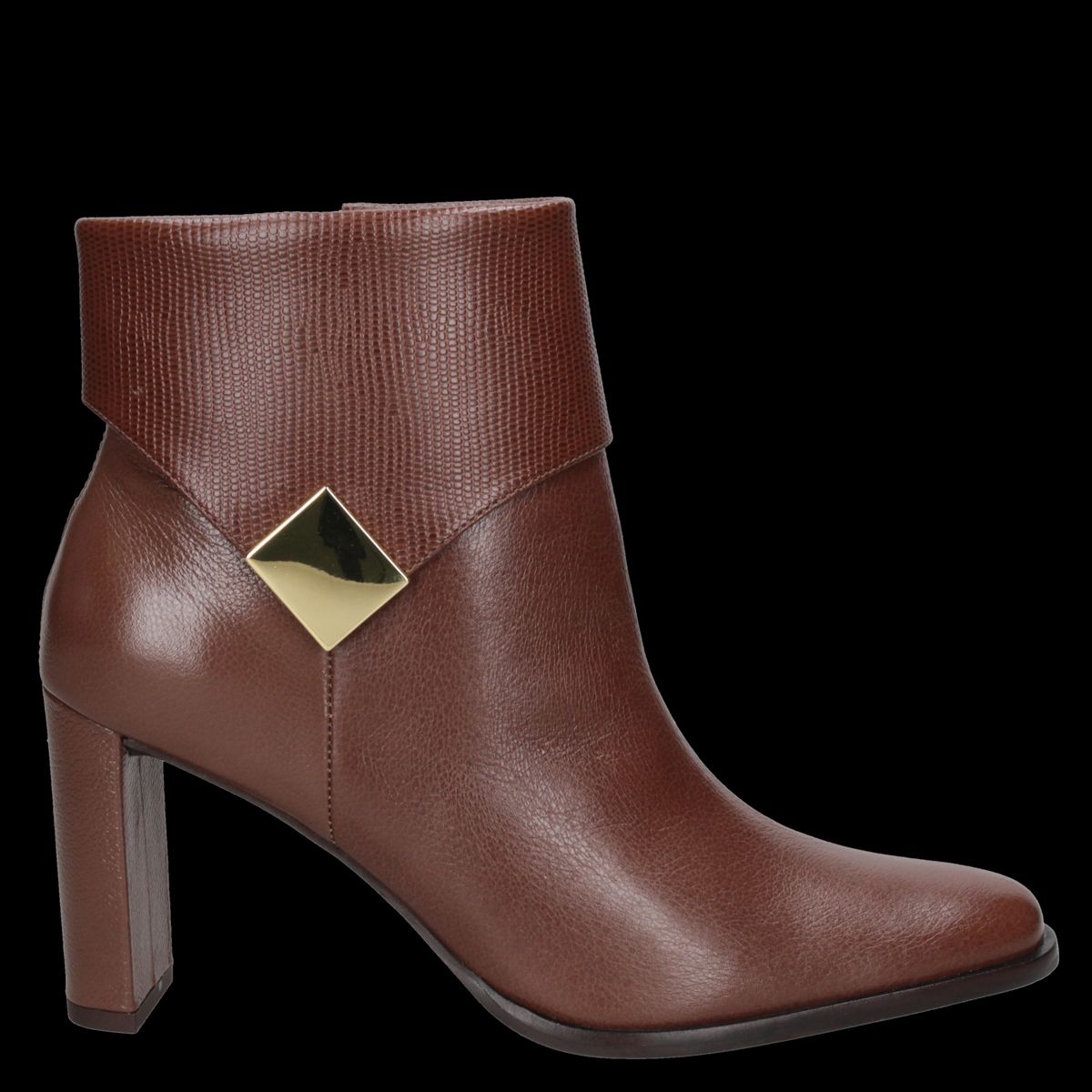 MINGO - Botín Casual Mujer Marrón Mingo