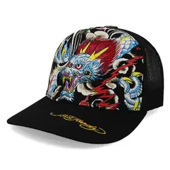 ED HARDY - Gorra Rhinestone Dragon Unitalla