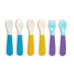 MUNCHKIN - Set Tenedor Y Cucharas Cambian De Color 6pcs