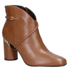 MINGO - Botín Casual Mujer Marrón claro