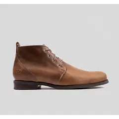 TRAUKO - Zapato Cuero Hombre Café Sanhattan