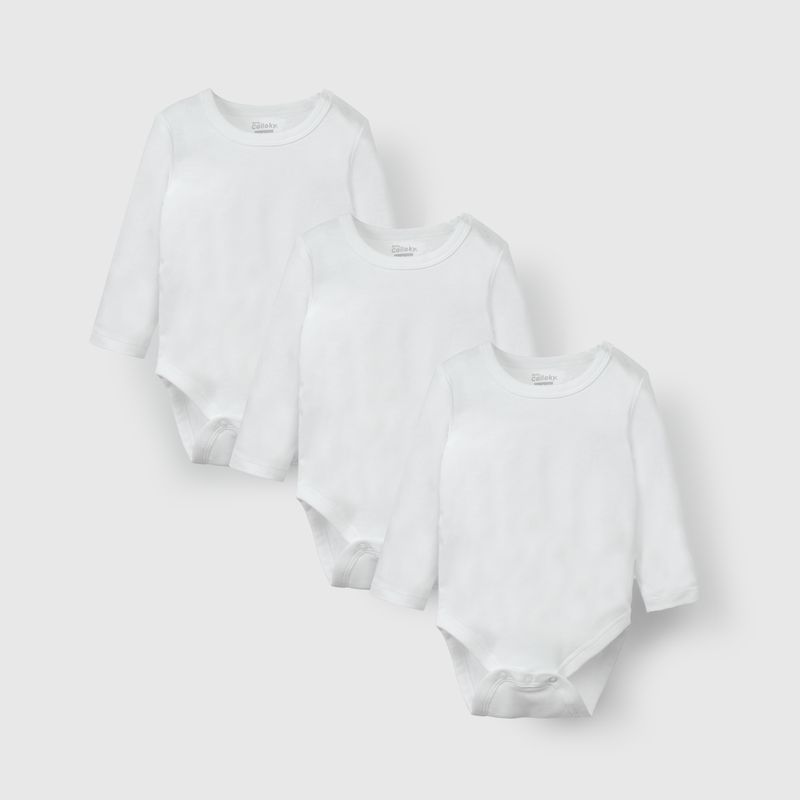 COLLOKY - Pack de Bodie Unisex bebé Blanco 55950 Colloky
