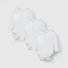COLLOKY - Pack de Bodie Unisex bebé Blanco 55950