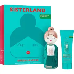 BENETTON - Sisterland Green Jasmine Set Edt 80ml + Bl 75ml