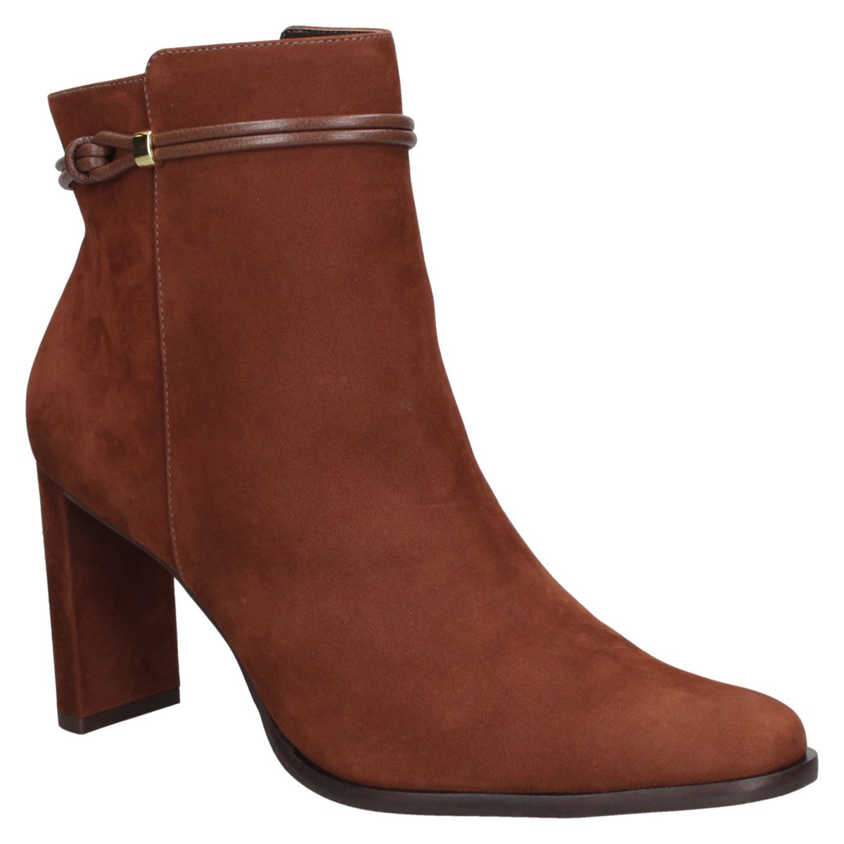 MINGO - Botín Casual Mujer Marrón Mingo