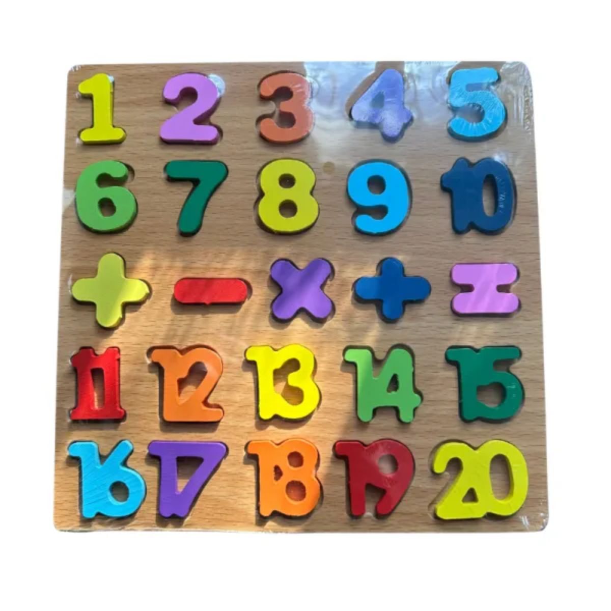 OEM - Tabla Número Encaje Juguete Madera