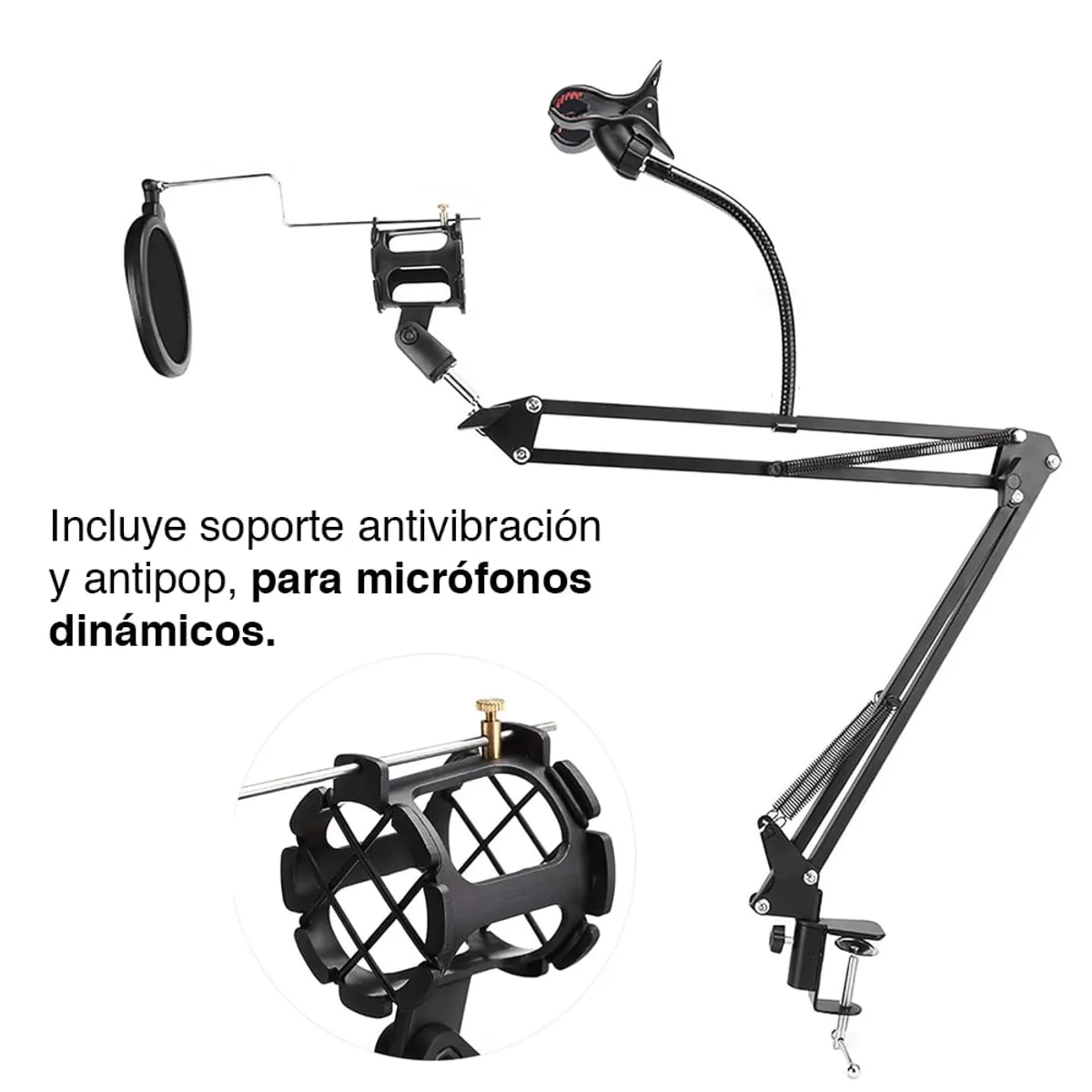 NEWO - Brazo Micrófono Hyperx Quadcast Solocast NB-36