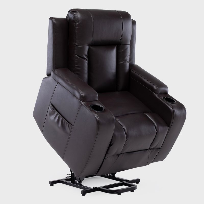 VYS SPA - BERGER STAND UP BROWN CON VIBROMASAJE  8 PUNTOS + CONTROL REMOTO + CALEFACCION