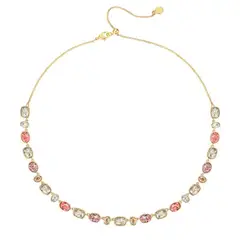 BLOOM CRYSTAL - Collar Festival Rose con cristales Swarovski bañado en oro