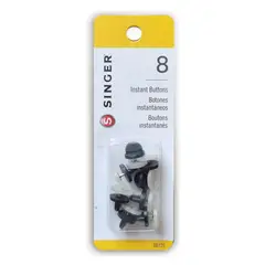 SINGER - SET 8 BOTONES INSTANTANEOS SIN COSTURA