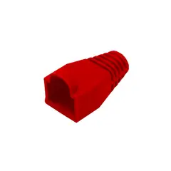 GENERICO - Capuchón Bota para RJ-45 Rojo (Bolsa 100 unidades)