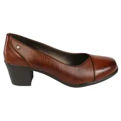 THUNDER BLUE - Zapato de Mujer Formal 63-1 Marrón Yassne
