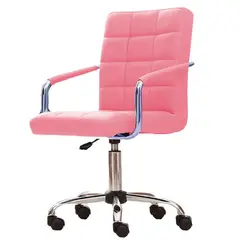 RD - Silla Oficina Sillon Escritorio PC Regulable Ejecutivo Rosa