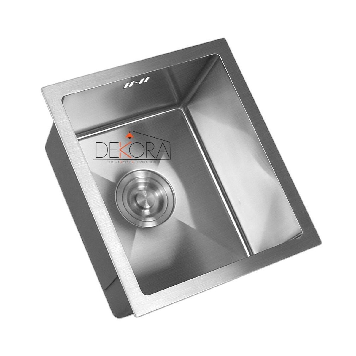 OEM - Lavaplatos Dekora 39X36Cm 2Mm Para Empotrar Sobre O Bajo Cubierta.