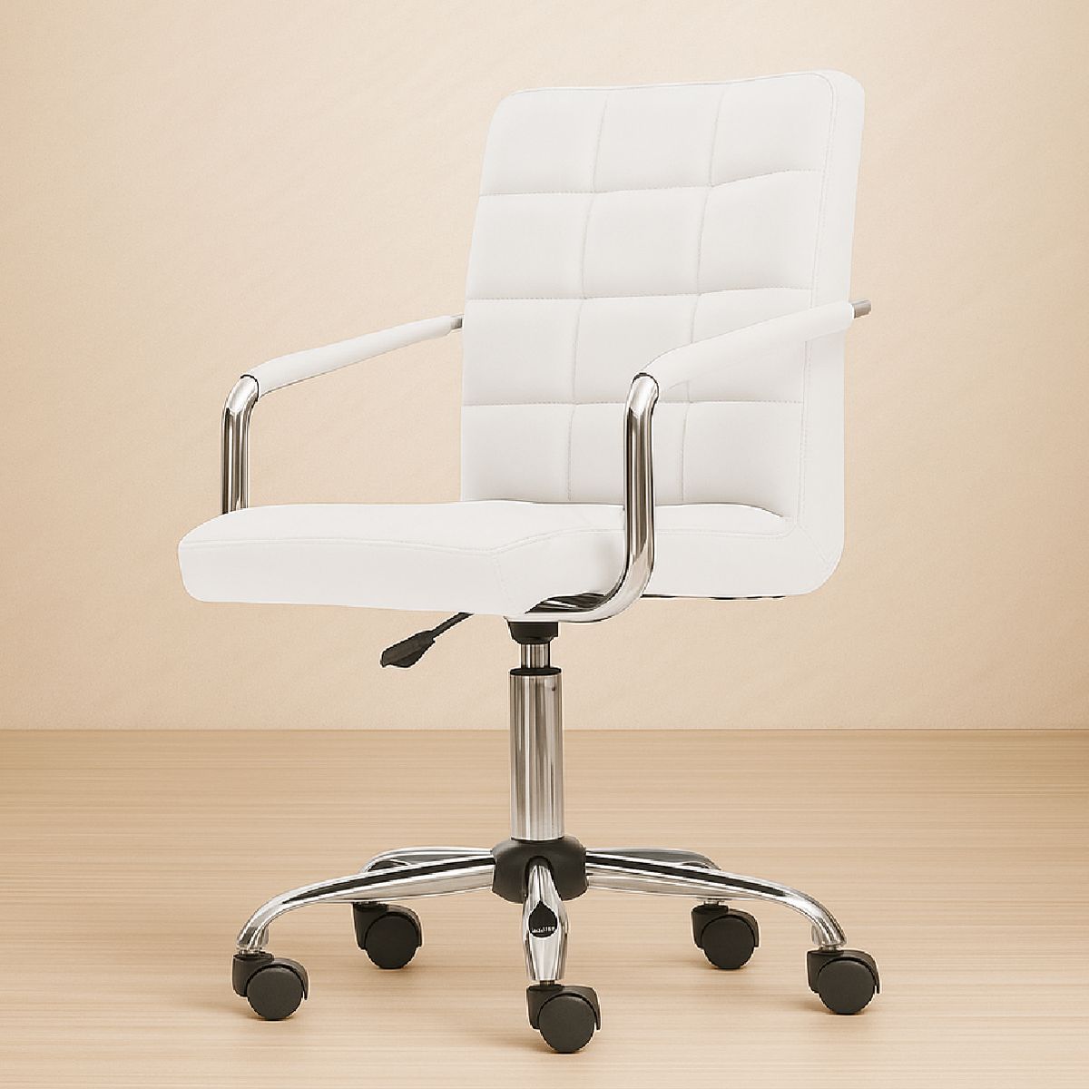 RD - Silla Oficina RD Sillon Escritorio PC Regulable Ejecutivo Blanco