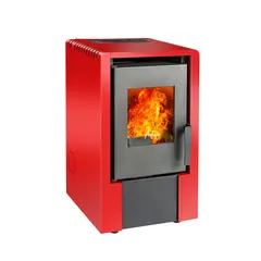 AMESTI - Calefactor a Pellet Italy 6100 Roja