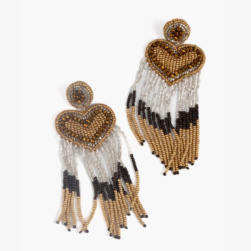 LOUNGE - Aros Tassel Corazón Grande