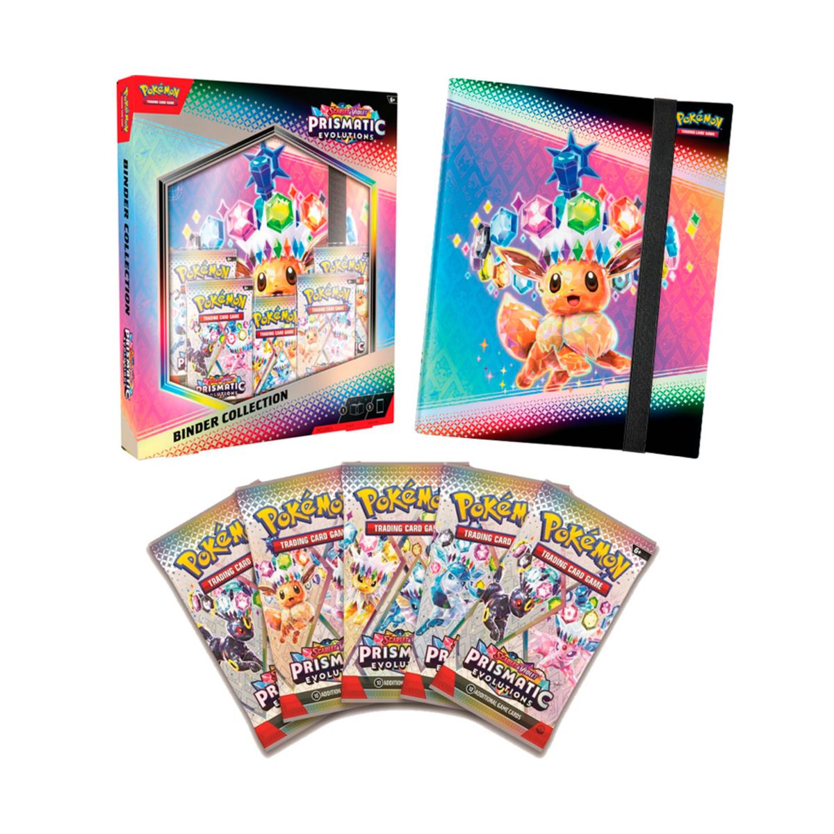 POKEMON - PRISMATIC EVOLUTION BINDER COLLECTION ESPANOL