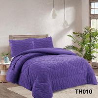 Cobertor Chiporro Texturizado 2 Plazas - Morado TH010