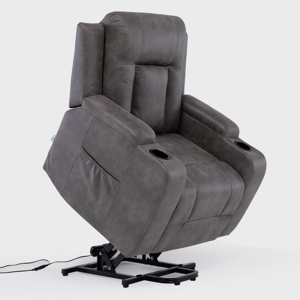 VYS SPA - BERGER STAND UP GREY CON VIBROMASAJE  8 PUNTOS + CONTROL REMOTO + CALEFACCION.