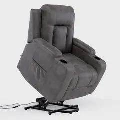 VYS SPA - BERGER STAND UP GREY CON VIBROMASAJE 8 PUNTOS + CONTROL REMOTO + CALEFACCION