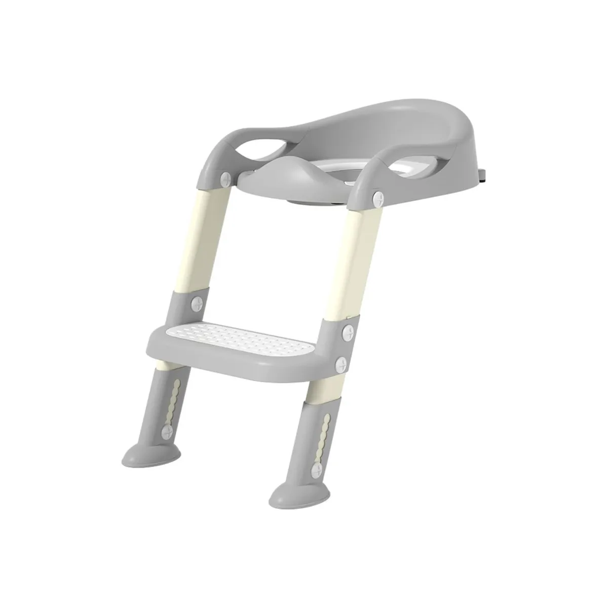 BABYLUNA - Asiento Escalera Adaptador De Baño para Niños Gris