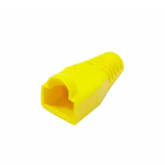 GENERICO - Capuchón Bota para RJ-45 Amarillo (Bolsa 100 unidades)