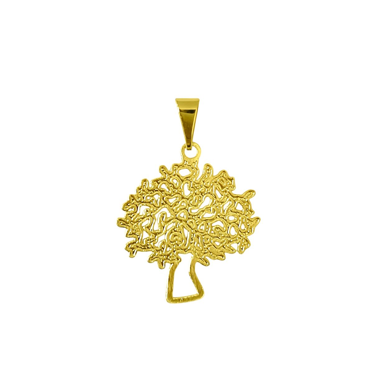 COGGIOLA - Colgante Árbol De La Vida Calado Enchapado Oro 18K