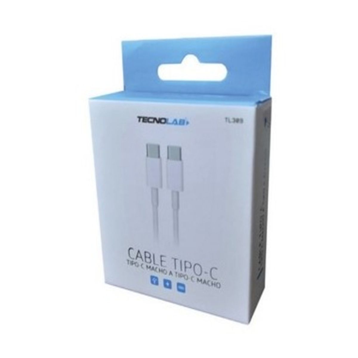 TECNOLAB - CABLE TIPO C A TIPO C PARA CELULARES