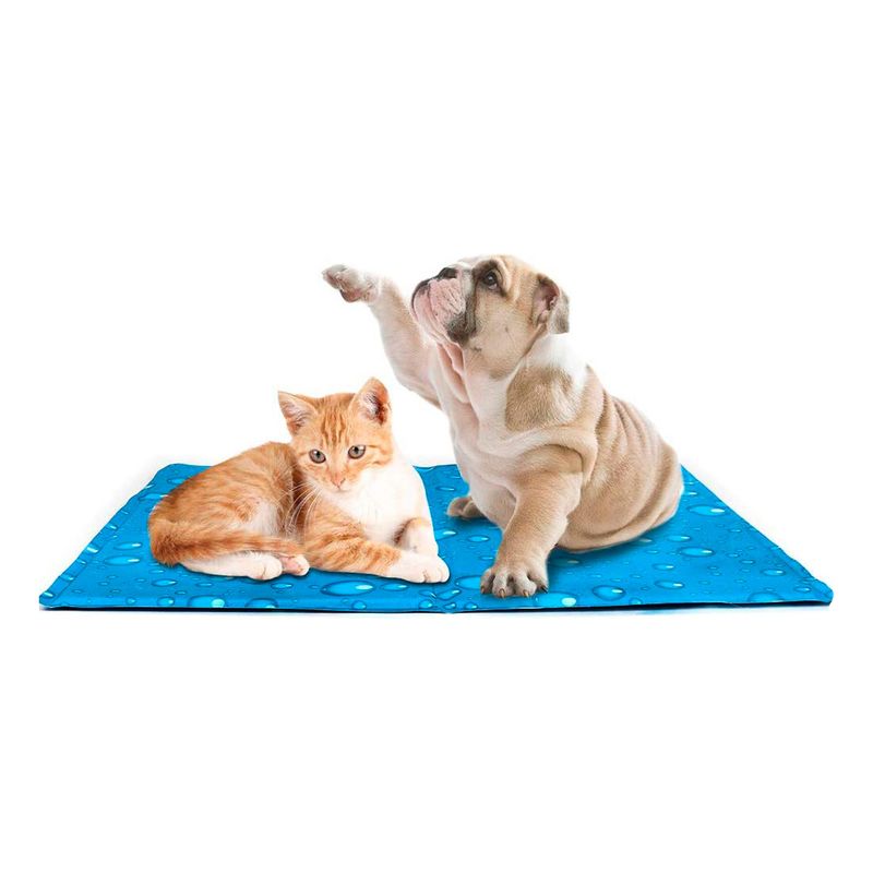 U BUY - Manta Mat Refrescante Gel Mascotas Xl 90x50 Cms Color Azul