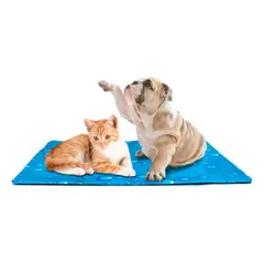 U BUY - Manta Mat Refrescante Gel Mascotas Xl 90x50 Cms Color Azul