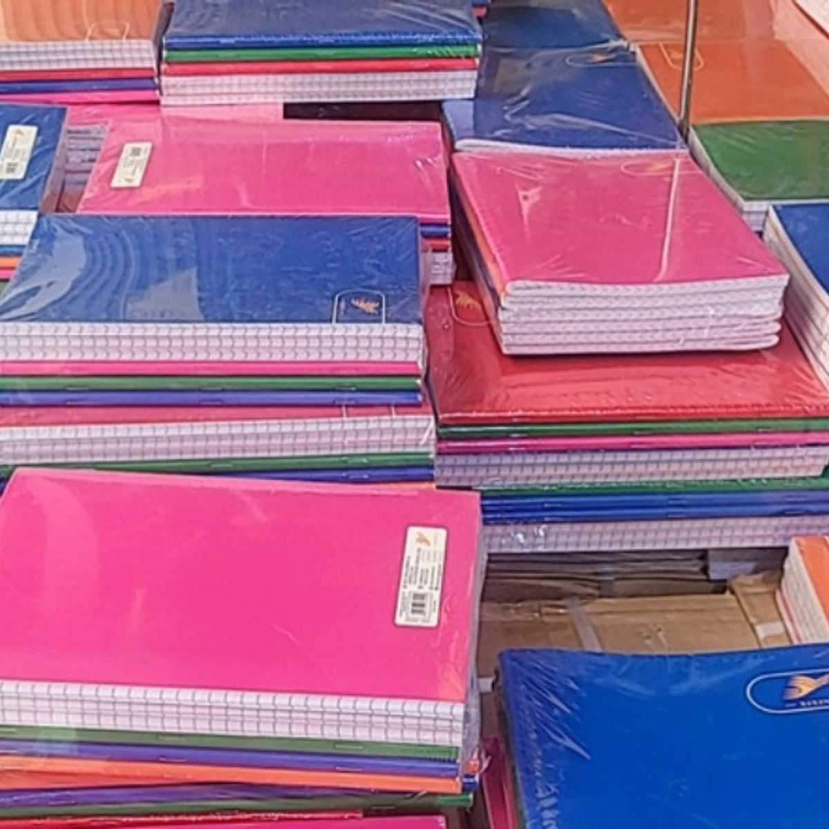 U BUY - Cuaderno cuadriculado para estudiantes 100 páginas 6 libros