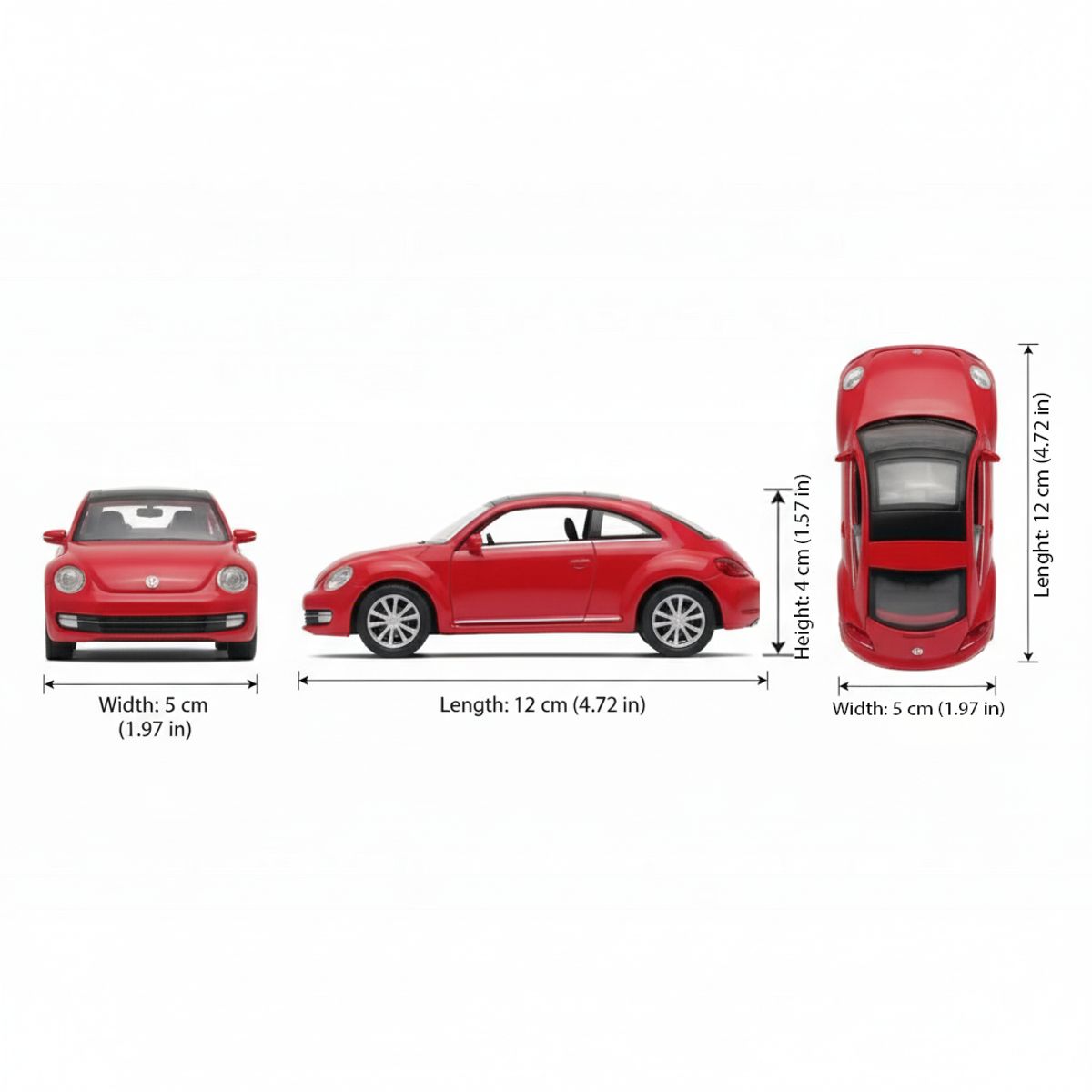 WELLY - Auto Volkswagen The Beetle Escala 1:34:39 - Welly