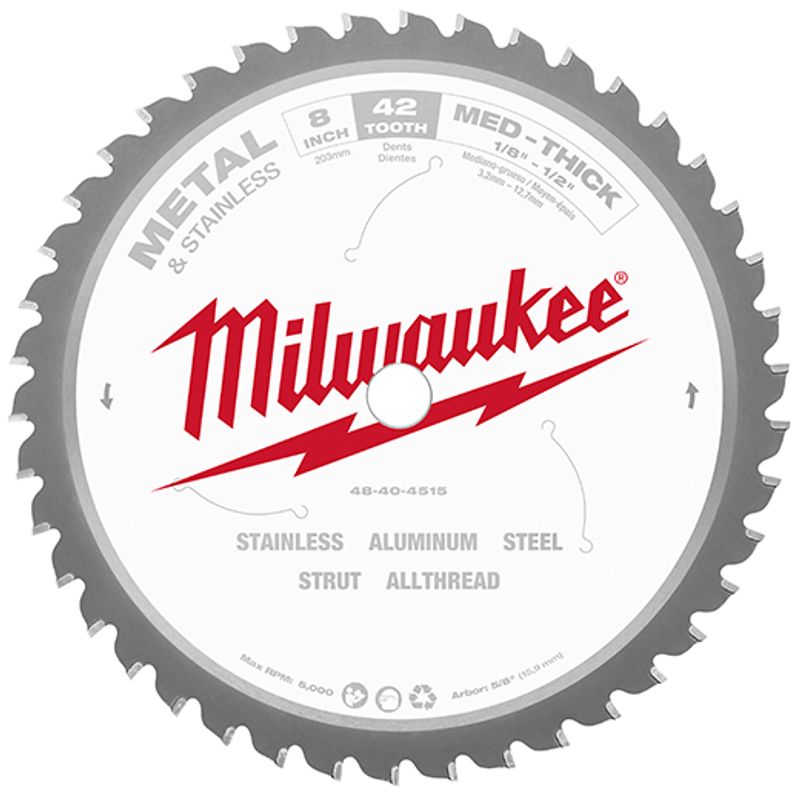 MILWAUKEE - DISCO CORTE DE METAL 8 48-40-4515 MILWAUKEE